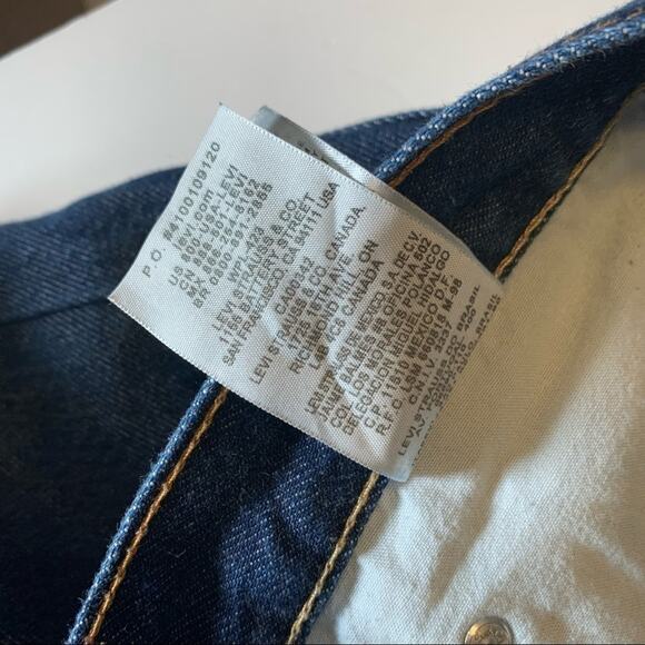 Levi’s 550 relaxed straight leg blue jeans 32x29 - Picture 2 of 9